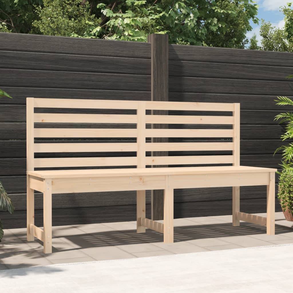 Maison Chic - Banc de jardin - Banc d'extérieur - Banquette 157,5 cm bois massif de pin - Image 2