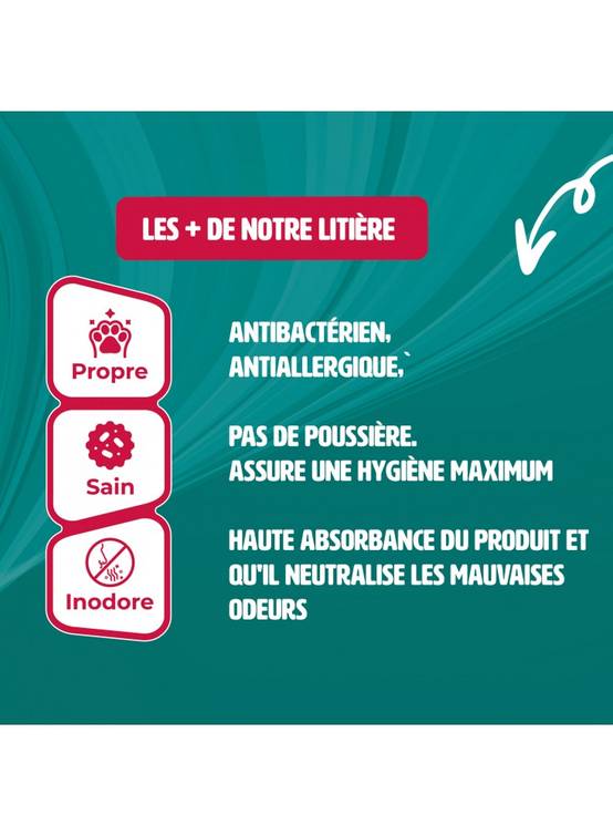 Litiere de silice minerale - super absorbante - nettoyage facile Blanche taille 3,8 L - Mon Ami Luki - Image 6