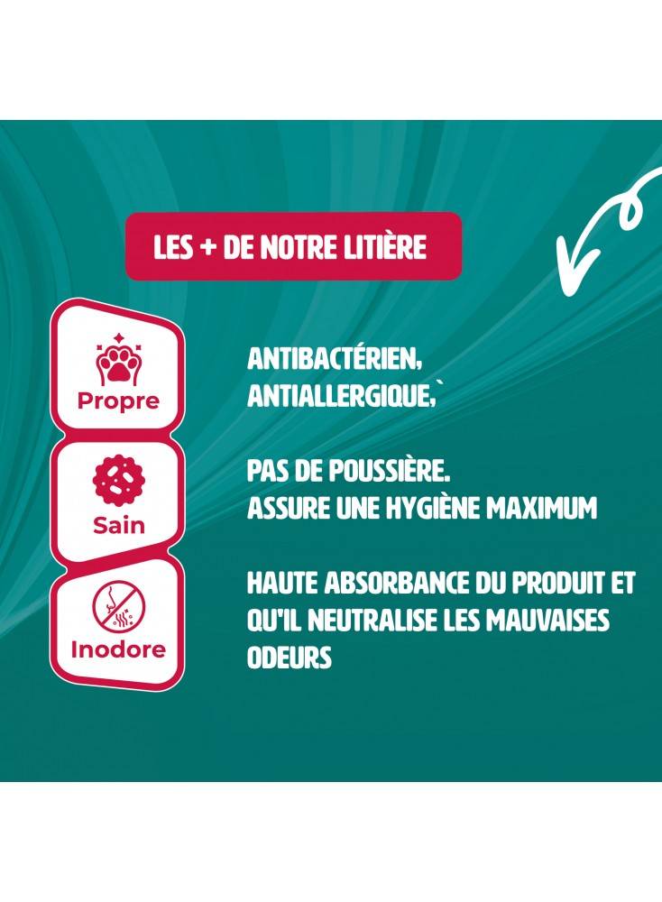 Litiere de silice minerale - super absorbante - nettoyage facile Blanche taille 3,8 L - Mon Ami Luki - Image 6