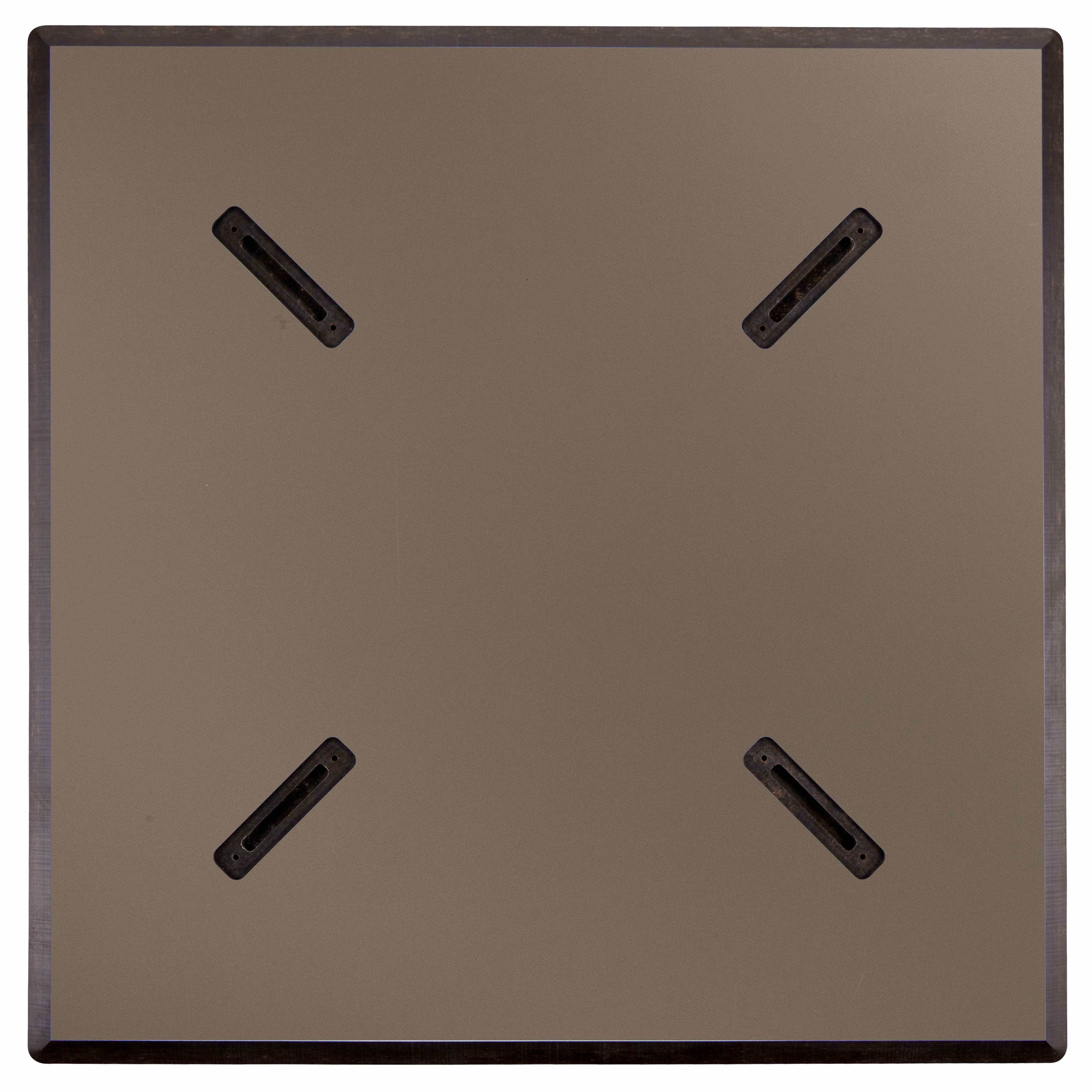 Oviala - Plateau de table stratifié 70x70 cm taupe Opéra - Oviala - Image 4