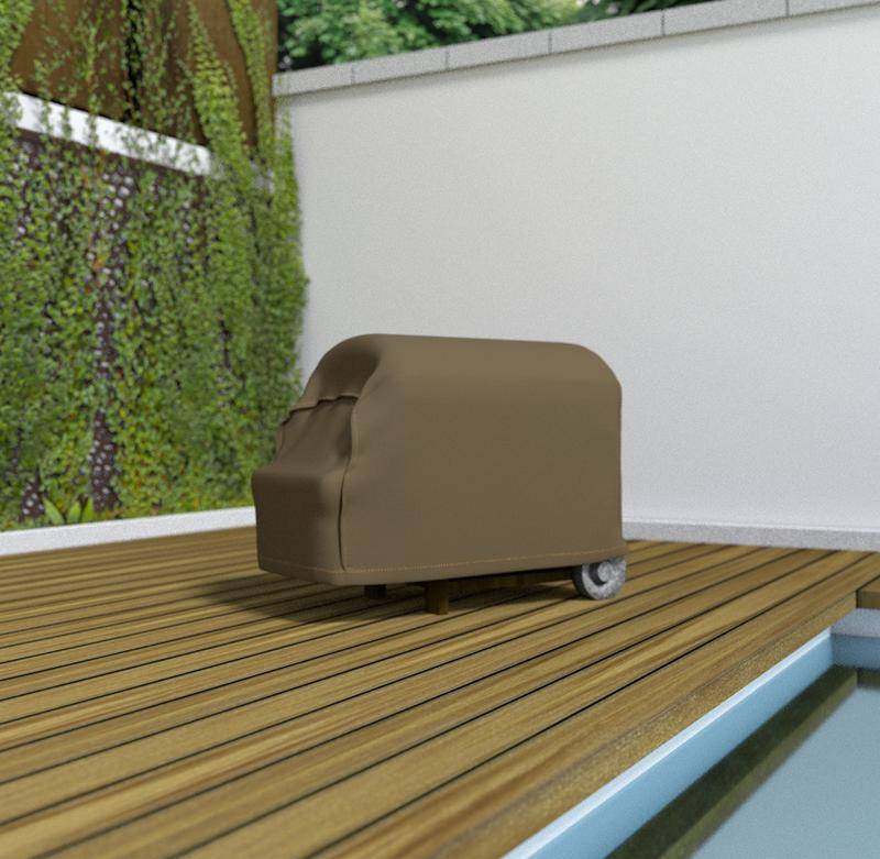 Nortène - Housse de protection en polyester pour Barbecue - 70 x 130 x 70 cm - g/m2 Nortene - Image 1