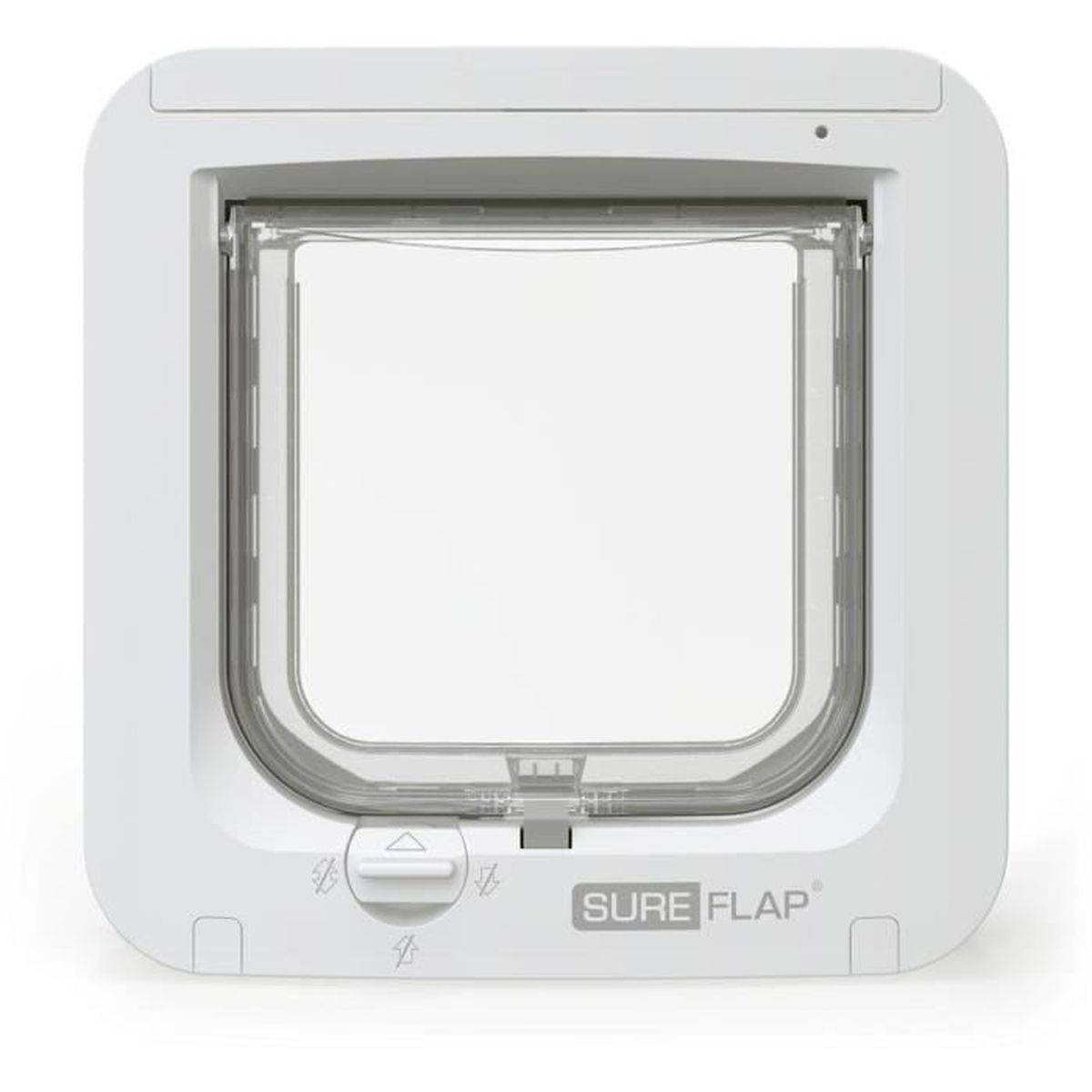 SUREFLAP - Chatière électronique micro-puce et RFID SureFlap, gris et blanc, accès sélectif, cadre rectangulaire - SUREFLAP - Image 5