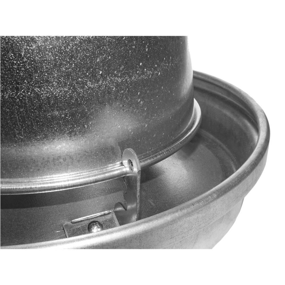 Vadigran - Silo d'alimentation galvanisé contenance 14 litres ø 33 cm pour volailles - Image 3