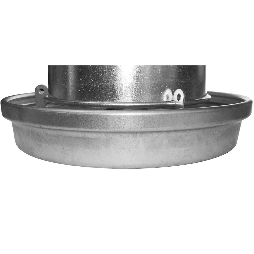 Vadigran - Silo d'alimentation galvanisé contenance 14 litres ø 33 cm pour volailles - Image 2