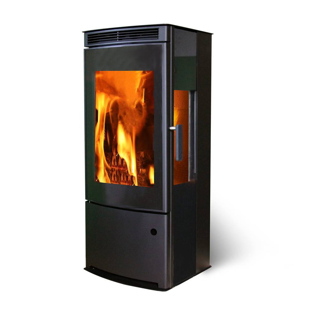 Supra - Poêle à bois ANAYA TRI VISION acier - vertical - 9kW - 45,8 x 105,5 x 43,8 cm Supra - Image 1