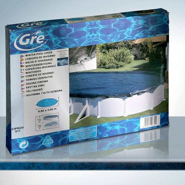 Gre Pools - Bâche hiver 120g /m² pour piscine 6,10 x 3,75m Gre Pools - Image 3