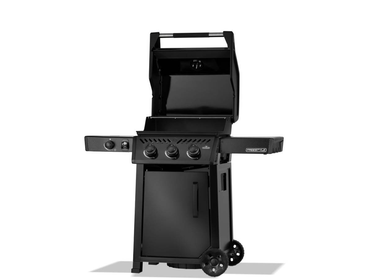Napoleon - Barbecue gaz Freestyle 365 noir 3 brûleurs et 1 réchaud latéral + Housse de protection - Napoléon - Image 9