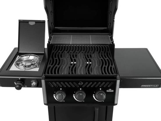 Napoleon - Barbecue gaz Freestyle 365 noir 3 brûleurs et 1 réchaud latéral + Housse de protection - Napoléon - Image 10