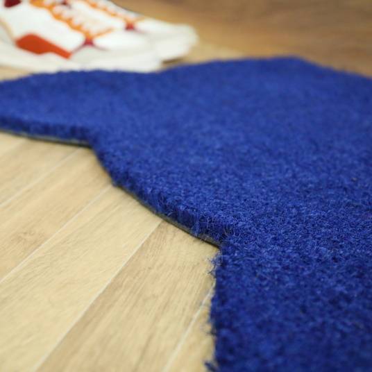 Decoweb - Paillasson Coco - Chat Miaou - Bleu - 73 x 52 cm - Decoweb - Image 6