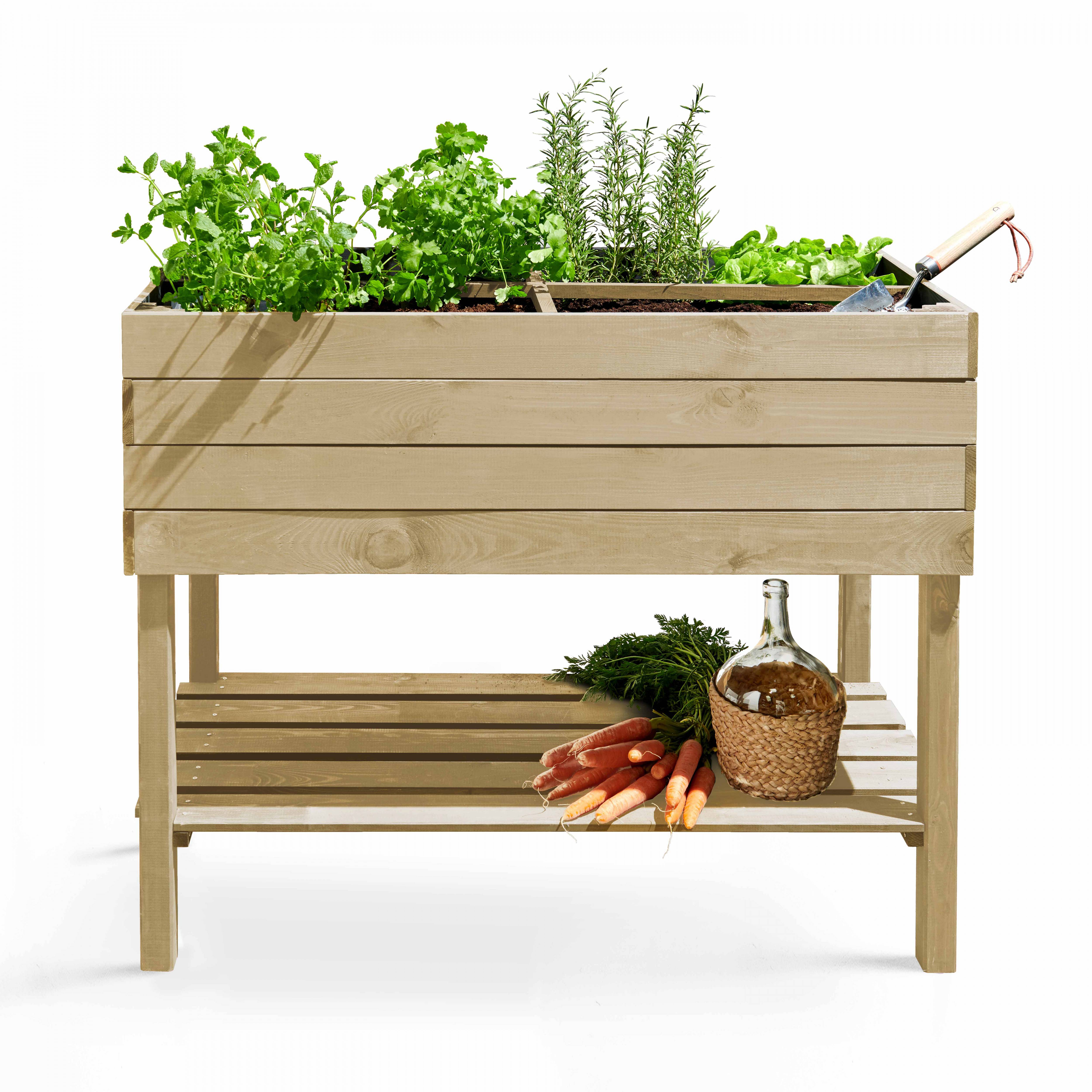 Oviala - Potager en bois rectangulaire sur pied
Topi - Oviala - Image 2