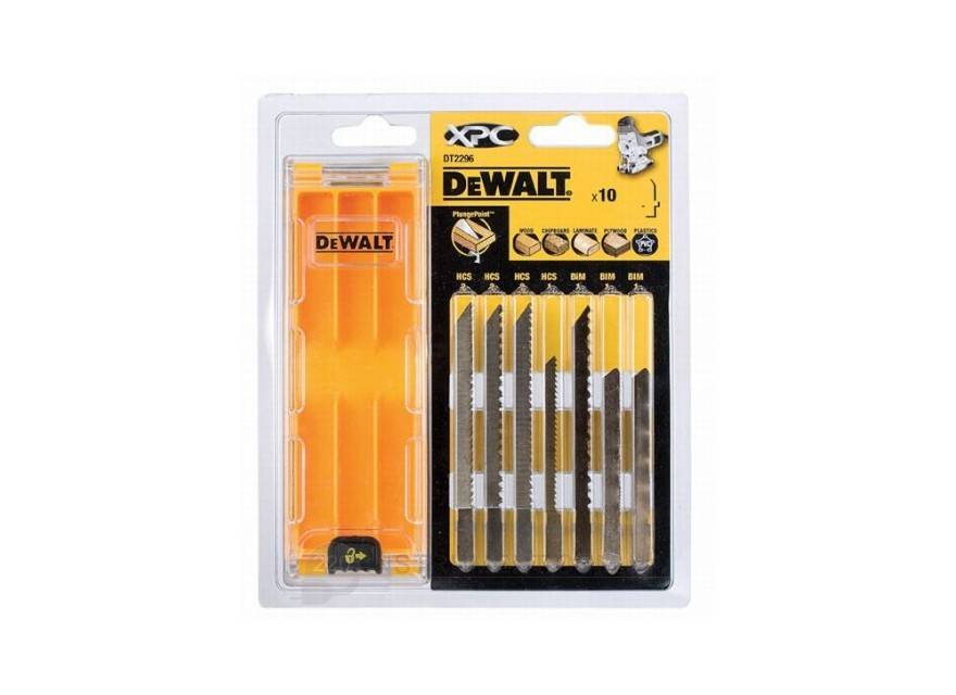 Coffret plastique de 10 lames XPC HCS BiM pour le bois - DEWALT - DT2296-QZ - Image 3