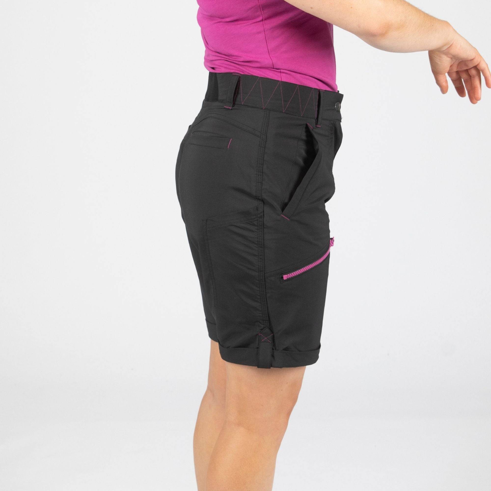 taille t50 - sharon - bermuda de travail - 1270 noir , fushia - Image 4