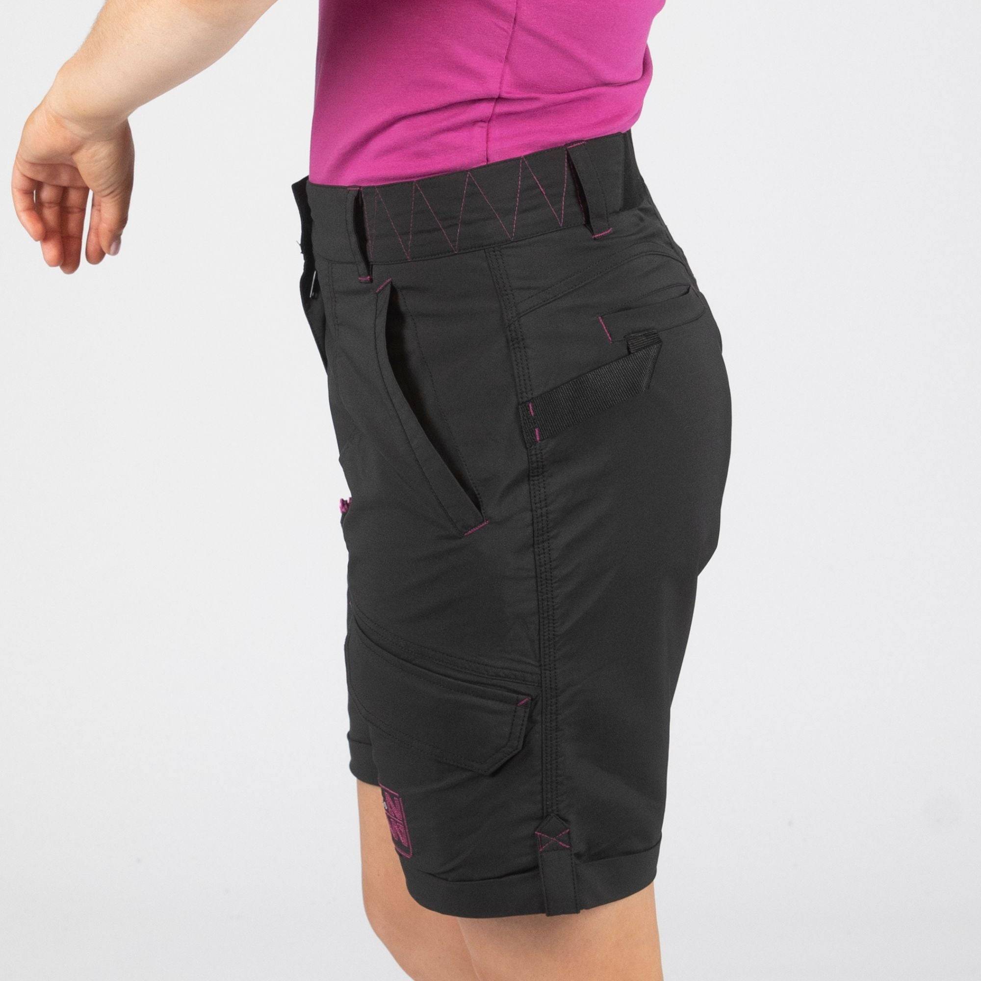 taille t50 - sharon - bermuda de travail - 1270 noir , fushia - Image 5