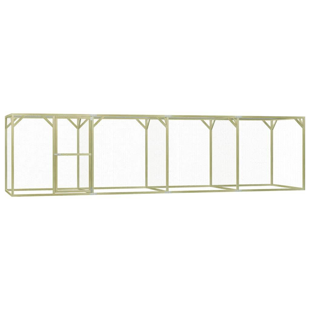 Vidaxl - Poulailler 1,5x6x1,5 m Pinède imprégnée vidaXL 278405 - Image 1