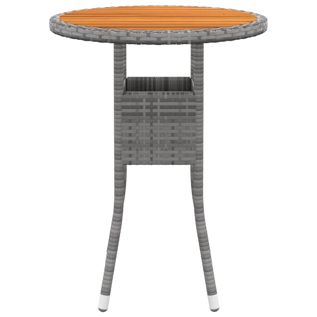 Vidaxl - Ensemble à manger de jardin 3 pcs Résine tressée Gris vidaXL 3058467 - Image 5