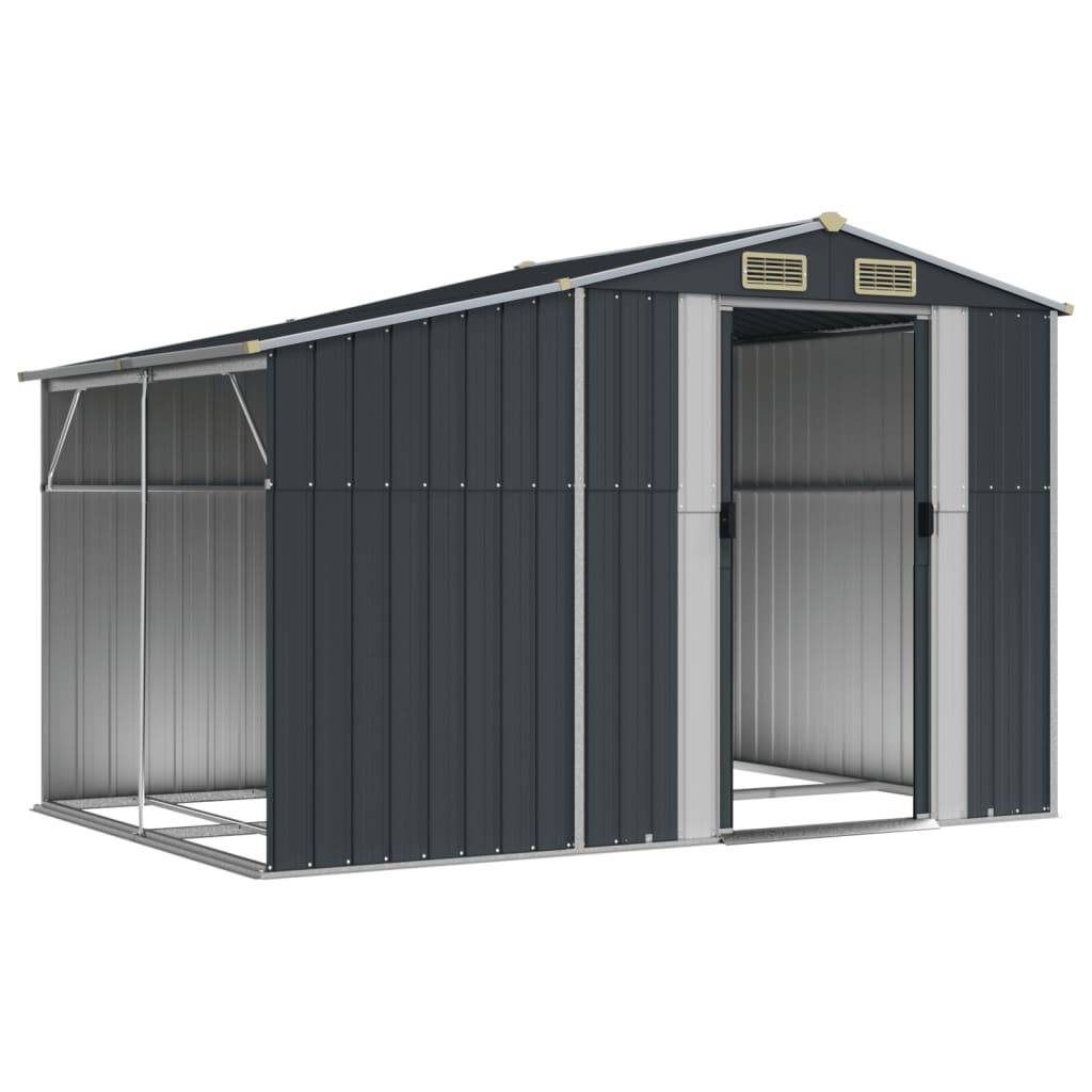 Maison Chic - Abri de jardin 5.33m² Cabane de jardin - anthracite 277x192,5x179 cm acier galvanisé - Meuble Pro MAISON CHIC - Image 3
