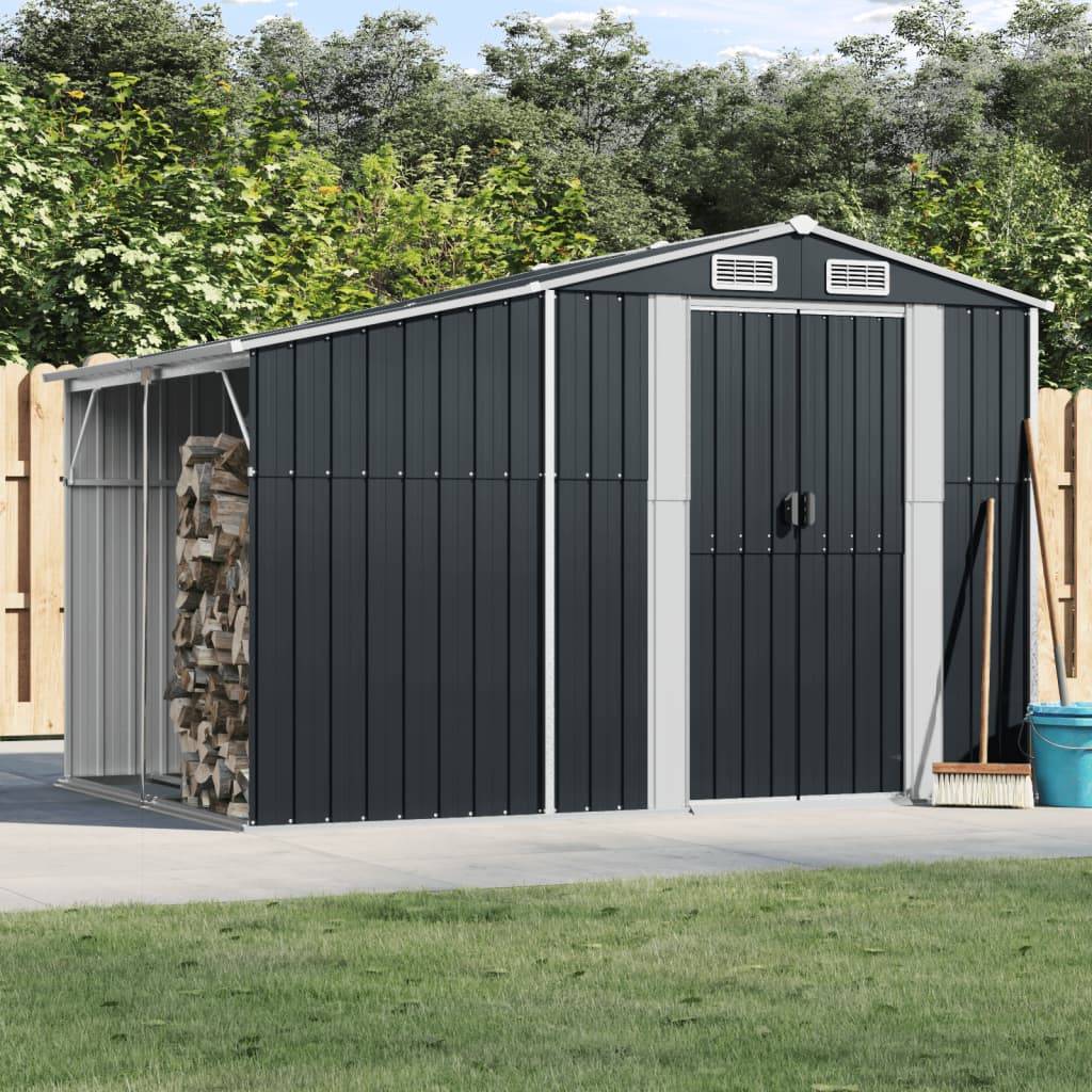 Maison Chic - Abri de jardin 5.33m² Cabane de jardin - anthracite 277x192,5x179 cm acier galvanisé - Meuble Pro MAISON CHIC - Image 2