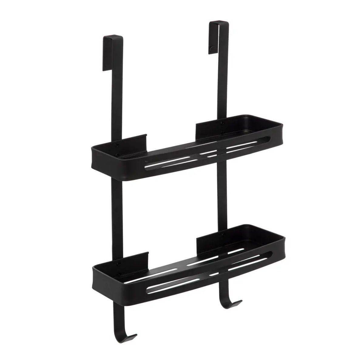 Serviteur de Douche "2 Niveaux" 32cm Noir - Image 1