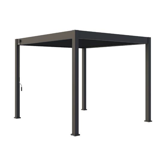 Ombrea - Pergola bioclimatique autoportante anthracite - 300 x 300 x H. 258 cm Ombréa - Image 1