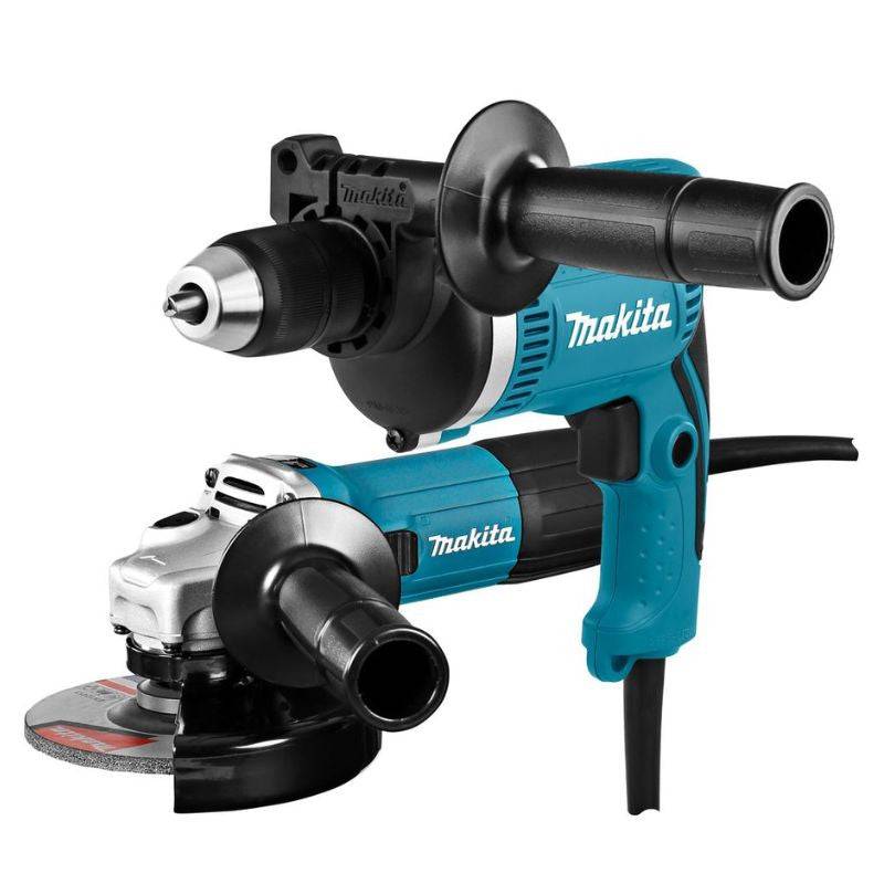 Makita - Pack Perceuse à percussion HP1631 (710W) + Meuleuse GA5030R (125mm) MAKITA DK0050X1 en coffret Makita - Image 2