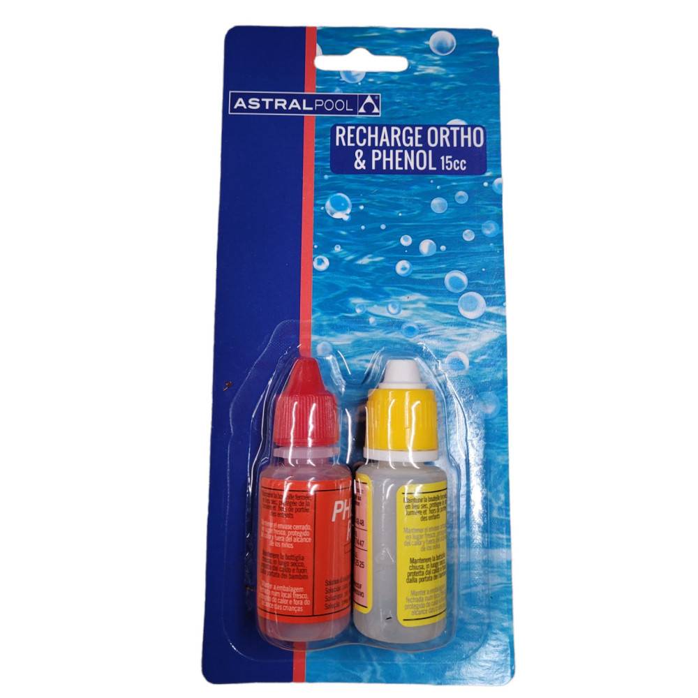 Astral Pool - Recharge pour trousse d'analyse ph chlore piscine - - Image 1