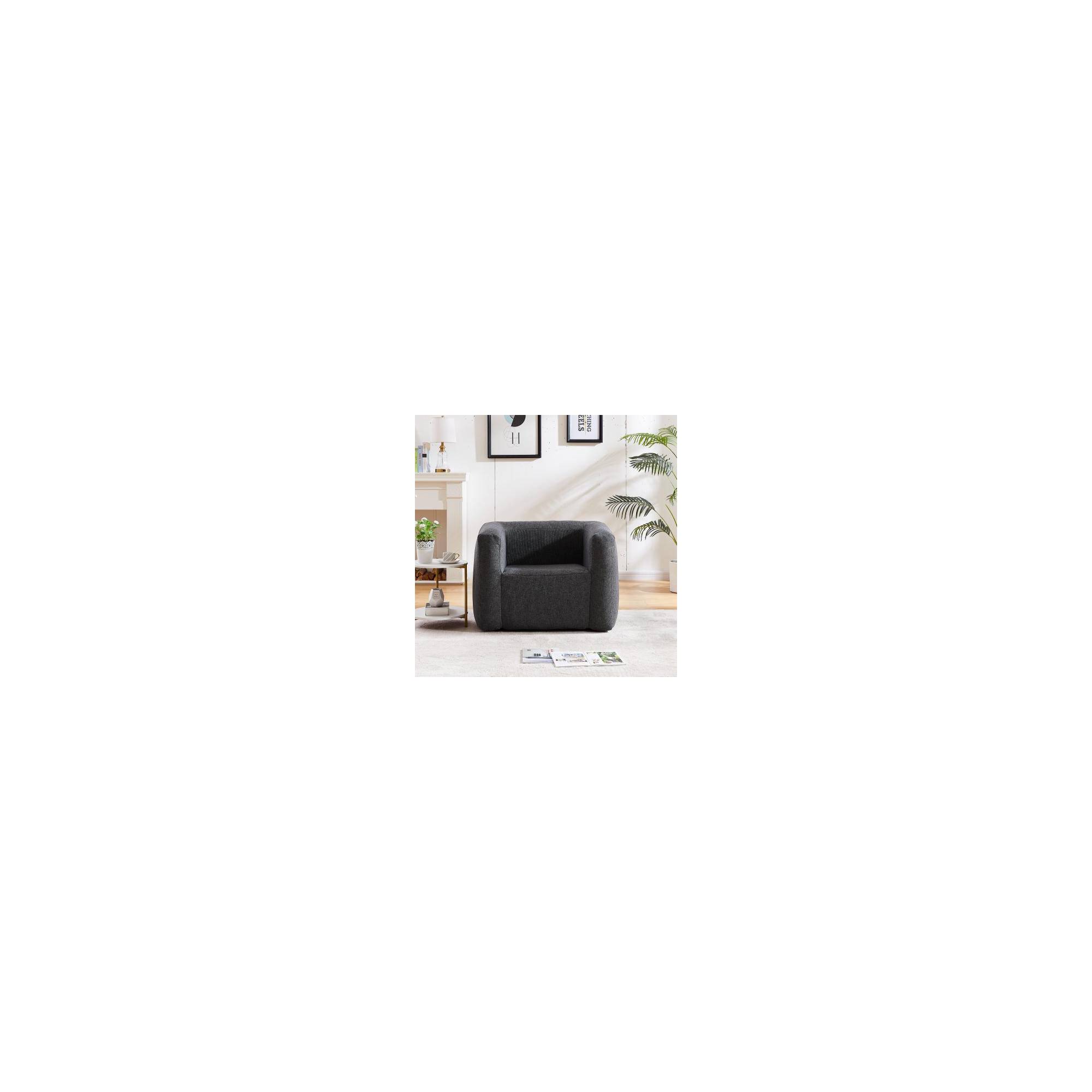 Fauteuil gonflable Terracotta - Intérieur et extérieur - Couleur Gris foncé - Image 5