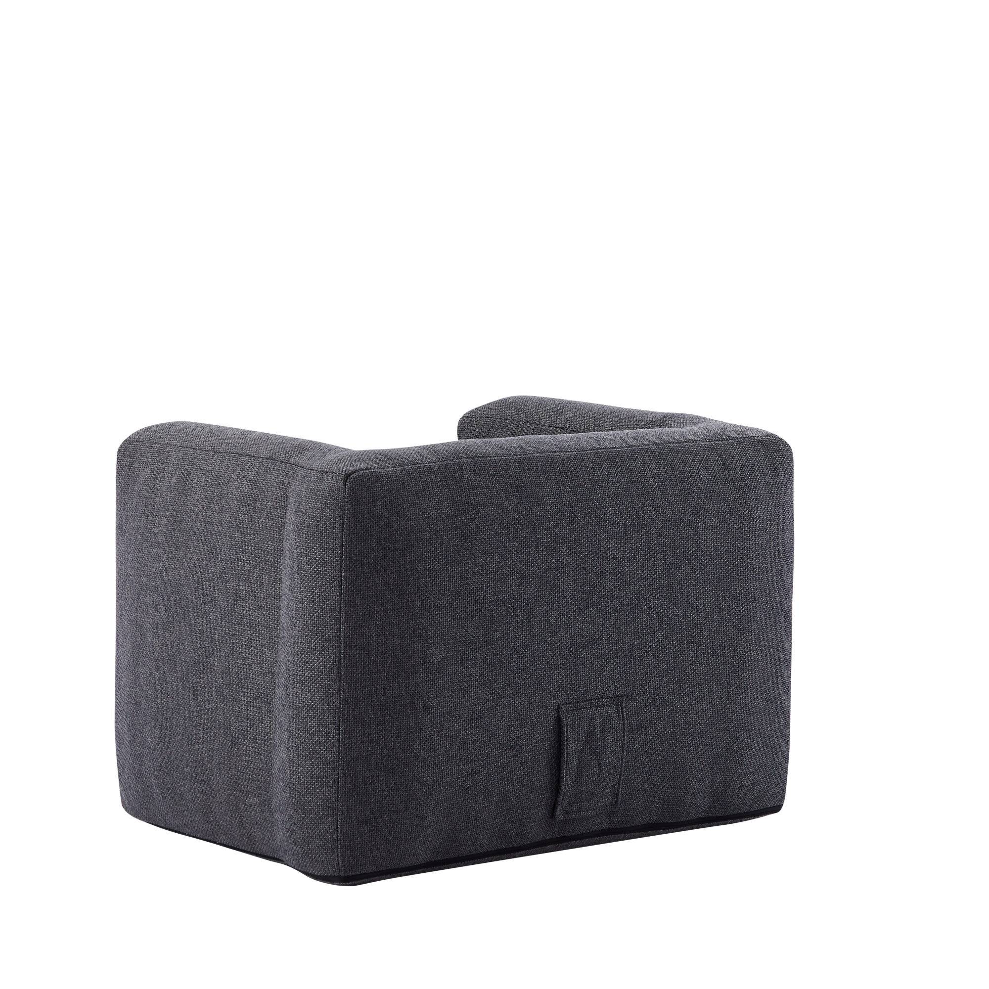 Fauteuil gonflable Terracotta - Intérieur et extérieur - Couleur Gris foncé - Image 3