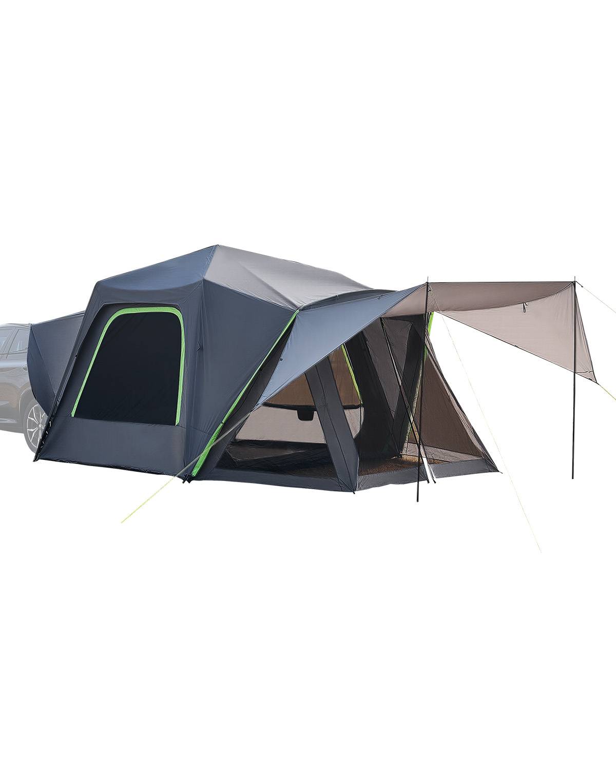 VEVOR Tente hayon SUV 305x310 cm, imperméable, double couche, 5-8 pers. Auvent ombrage. - Image 1