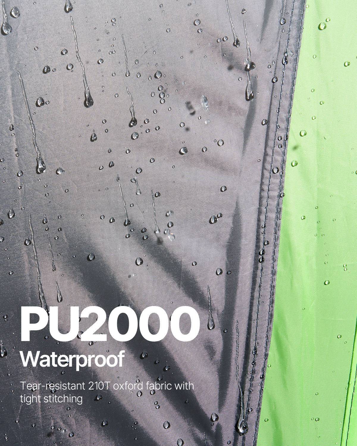VEVOR Tente hayon SUV 305x310 cm, imperméable, double couche, 5-8 pers. Auvent ombrage. - Image 5