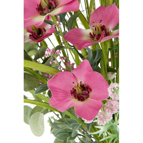 Bouquet de Fleurs Artificielles "Mixtes" 85cm Rose - Image 3