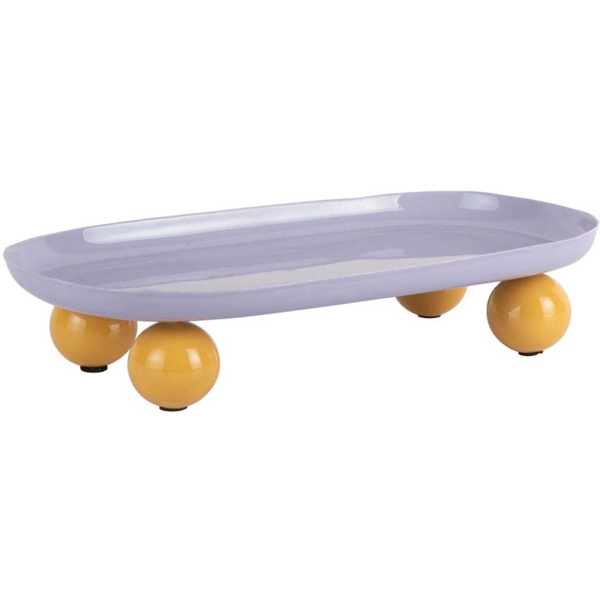 Plateau oval en métal Double Funky - Image 1
