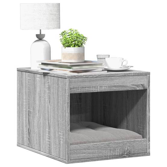 Prolenta Premium - Meuble à litière pour chat bois gris 47 x 59 x 42 cm - Prolenta premium p339.1 - Image 2