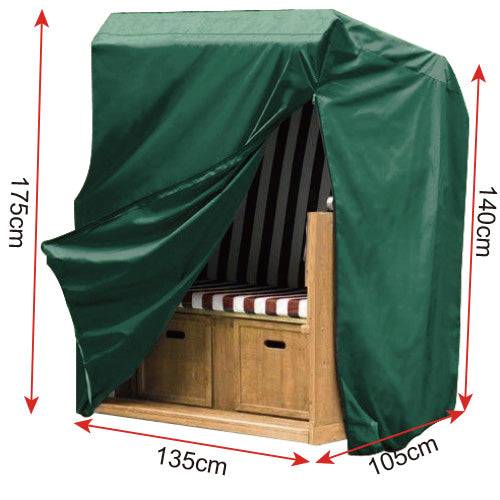 Helloshop26 - Housse de mobilier de jardin Mobilier de patio extérieur bâche PE vert - Image 2