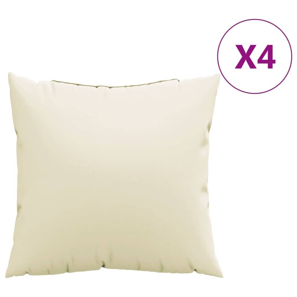 Coussins d'extérieur polyester crème 50 x 50 cm - PANGIVO - Image 2