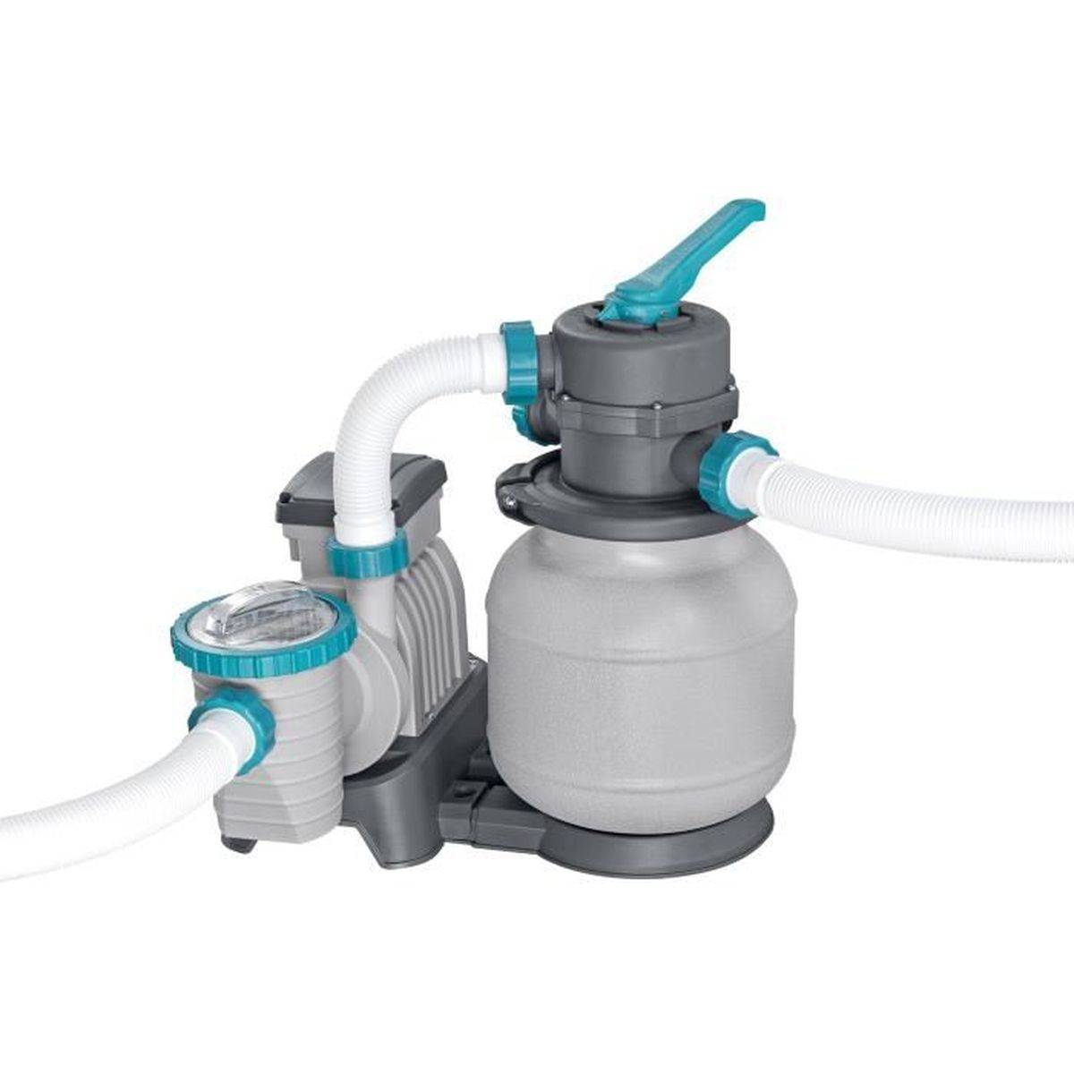 Bestway - Kit piscine hors sol tubulaire ronde APX 365, 5,49 x 1,32 m, filtre à sable, Polysphere, échelle, bâche - Bestway - Image 6