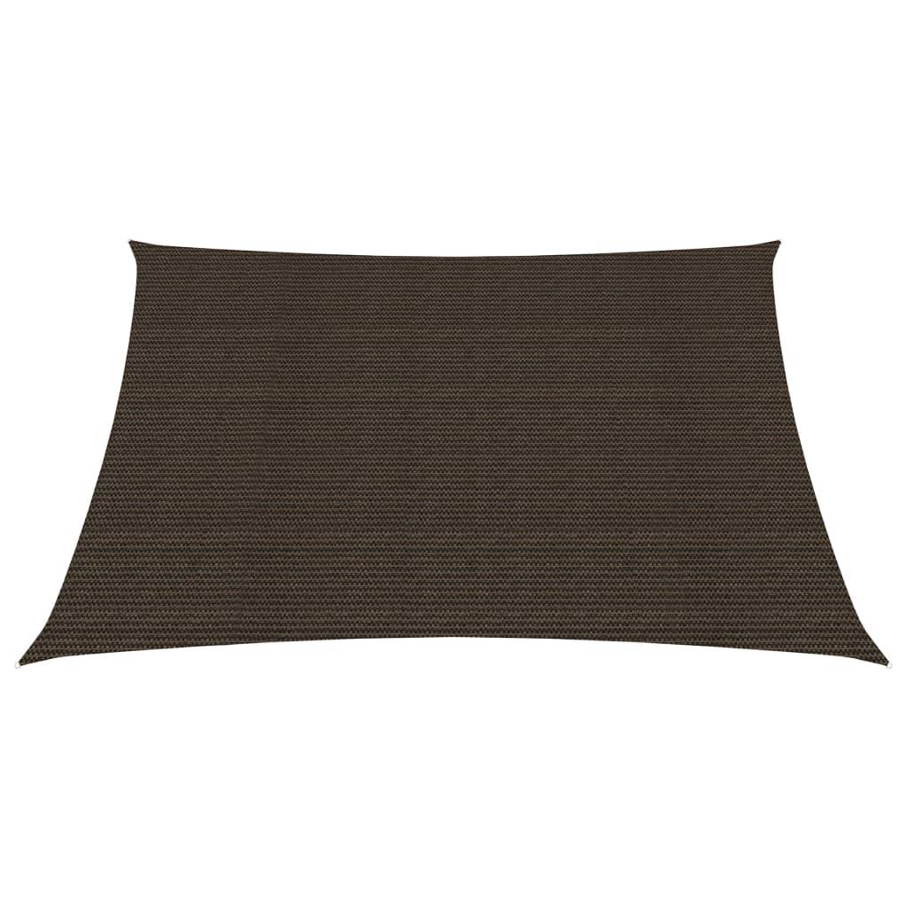 Helloshop26 - Voile d'ombrage 160 g/m² 2 x 2 m PEHD marron - Image 2
