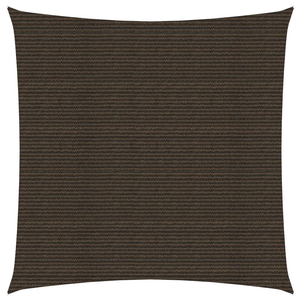 Helloshop26 - Voile d'ombrage 160 g/m² 2 x 2 m PEHD marron - Image 1