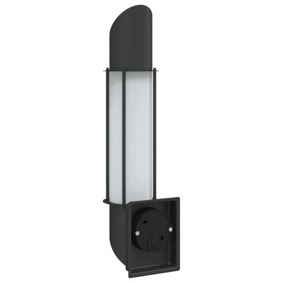 Vidaxl - Applique Murale D Extérieur Noir Acier Inoxydable - Image 6