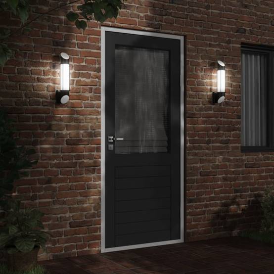 Vidaxl - Applique Murale D Extérieur Noir Acier Inoxydable - Image 3