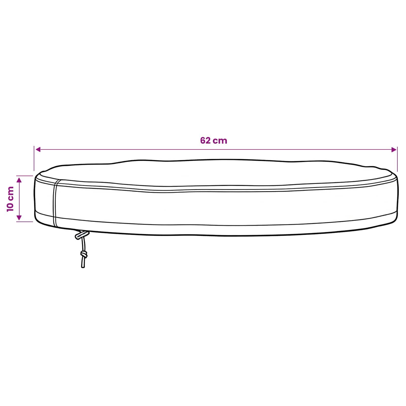 Housse de table tissu Oxford noir 62 x 62 x 10 cm, Poids:0.22kg - PANGIVO - Image 6