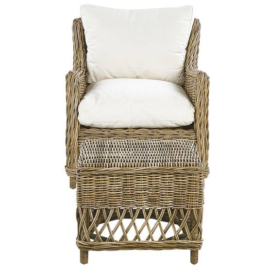 Fauteuil Rotin Naturel RIBOLLA - Beliani - Image 4