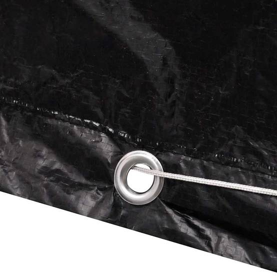 Housse de protection | Couvercle de protection | Housse de salon de jardin 8 œillets 172 x 113 x 73 cm Maison Chic - Image 3