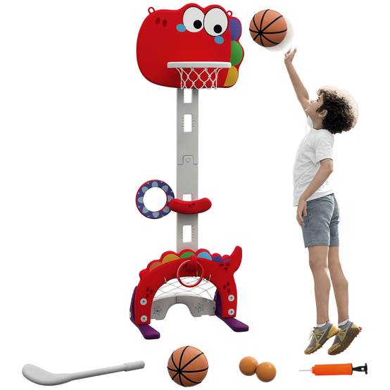 Panier de basketball pour trampoline - PVC Oxford 19 x 14 pouces Kit de paroi arrière | Accessoire de trampoline avec 4 mini balles, pompe incluse, jeu d'intérieur et d'extérieur | Trampoline Panier de basketball pour trampoline - PVC Oxford 19 x 14 pouces Kit de paroi arrière | Accessoire de trampoline avec 4 mini balles, pompe incluse, jeu d'intérieur et d'extérieur | Trampoline
