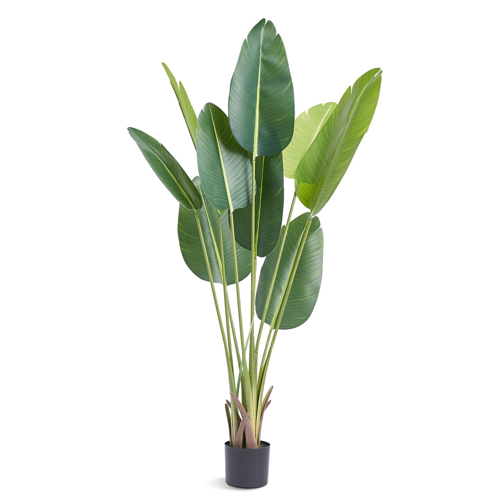 VEVOR Arbre Artificiel Palmier Oiseau du Paradis Plante Artificielle 700x1524 mm - Image 1