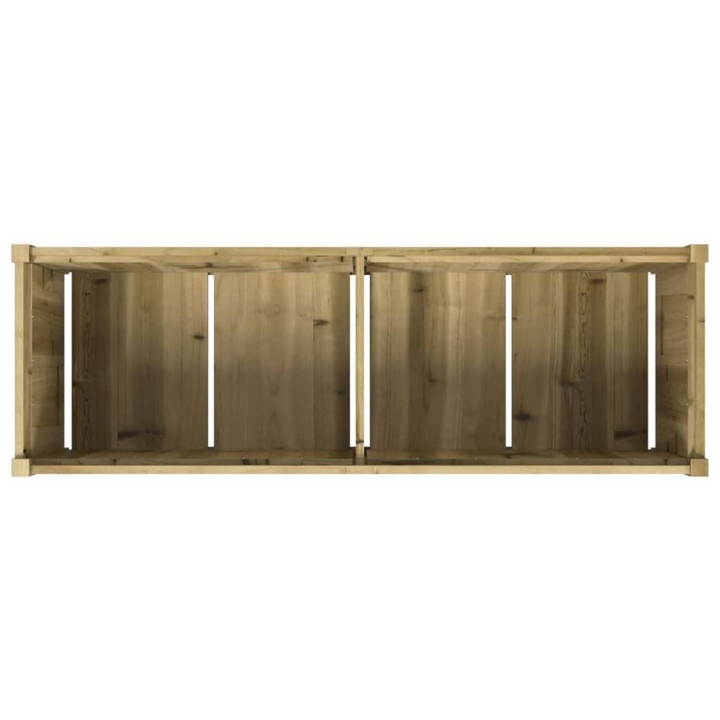 Maison Chic - Jardinière - Bac à Fleurs - Pot De Fleurs 150x50x50 cm bois de pin imprégné - Image 8