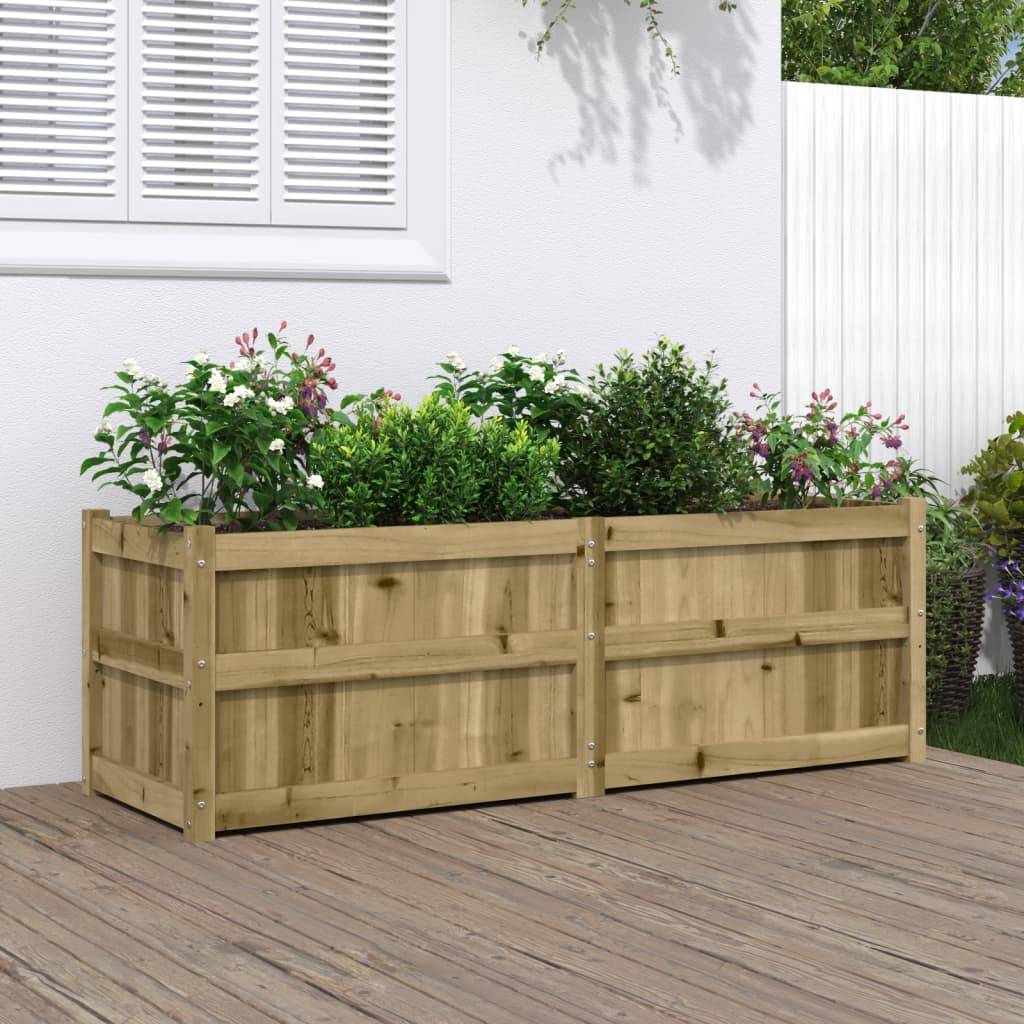 Maison Chic - Jardinière - Bac à Fleurs - Pot De Fleurs 150x50x50 cm bois de pin imprégné - Image 2