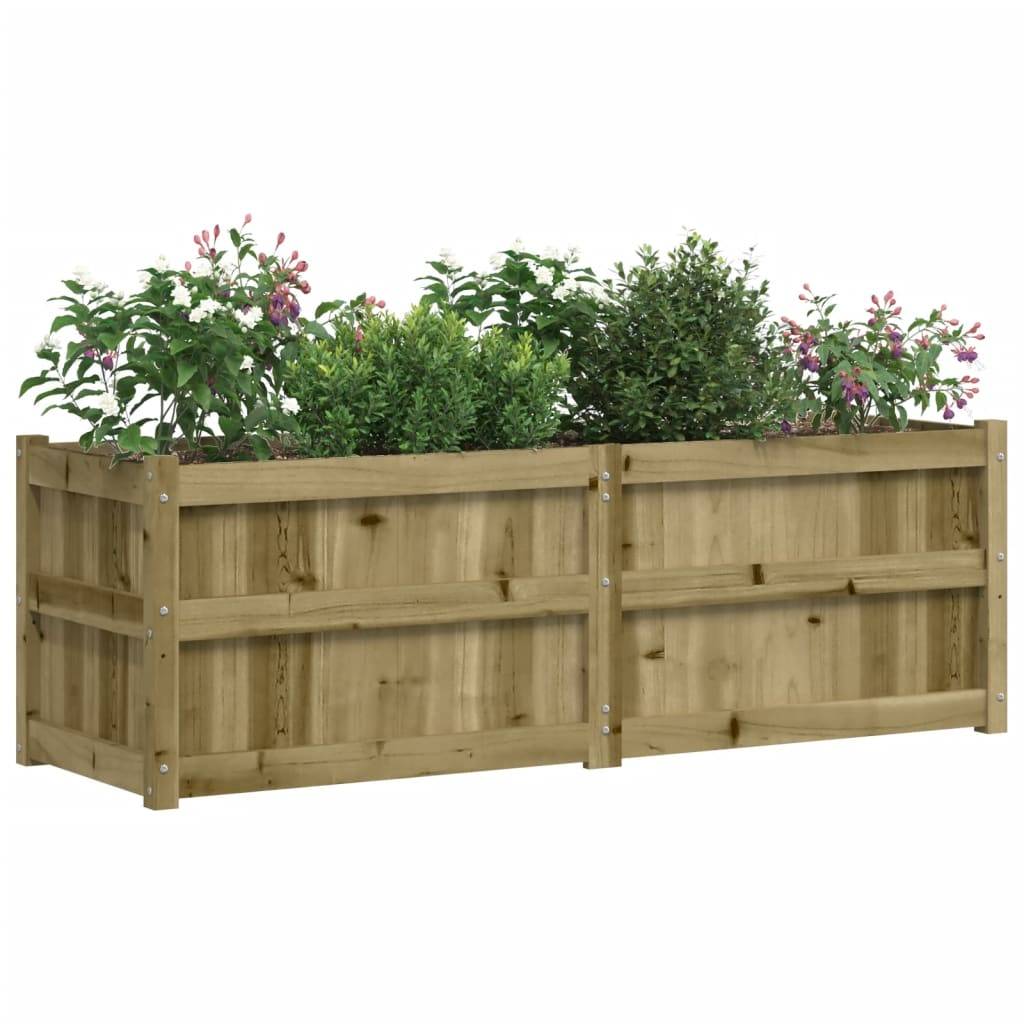 Maison Chic - Jardinière - Bac à Fleurs - Pot De Fleurs 150x50x50 cm bois de pin imprégné - Image 4