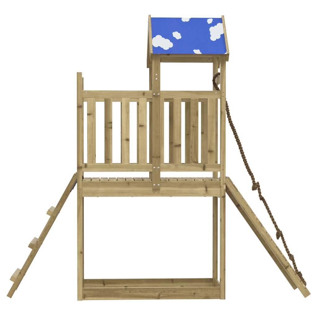 Aire de jeux d'extérieur - Jeu Plein air enfant bois de pin imprégné-JU1680 - Image 6