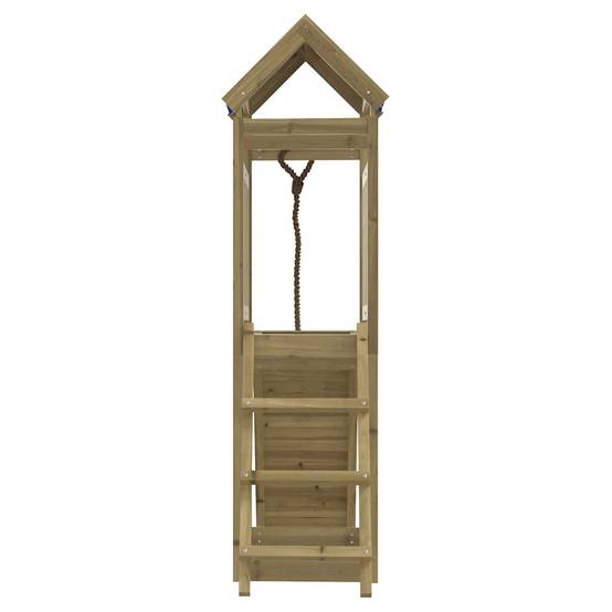 Aire de jeux d'extérieur - Jeu Plein air enfant bois de pin imprégné-JU1680 - Image 7