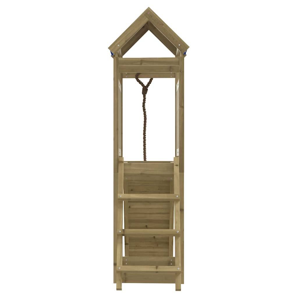 Aire de jeux d'extérieur - Jeu Plein air enfant bois de pin imprégné-JU1680 - Image 7